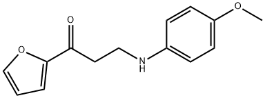 1-(2-FURYL)-3-(4-METHOXYANILINO)-1-PROPANONE Struktur