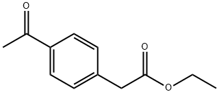 ethyl 4-acetylphenylacetate  Struktur