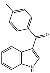 3-(4'-FLUOROBENZOYL)INDOLE
 Structure