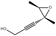 2-Propyn-1-ol, 3-(2,3-dimethyloxiranyl)-, trans- (9CI) Struktur