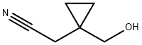 1-(Hydroxymethyl)cyclopropaneacetonitrile Struktur