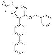 BENZYL-2-(S)-N-BOC-AMINO-2-BIPHENYL PROPIONATE Struktur