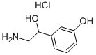 Norfenefrine hydrochloride  Struktur