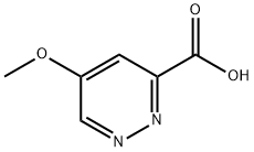 5-methoxypyridazine-3-carboxylic acid Struktur