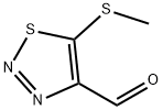 1,2,3-Thiadiazole-4-carboxaldehyde, 5-(methylthio)- (9CI) Struktur