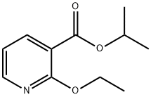 3-Pyridinecarboxylicacid,2-ethoxy-,1-methylethylester(9CI) Struktur