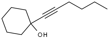 HEXYNYLCYCLOHEXANOL Struktur