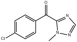 (4-CHLOROPHENYL)(1-METHYL-1H-1,2,4-TRIAZOL-5-YL)METHANONE Struktur