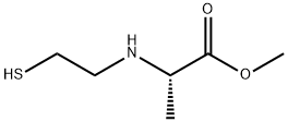 Alanine, N-(2-mercaptoethyl)-, methyl ester (9CI) Struktur