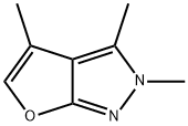 2H-Furo[2,3-c]pyrazole,  2,3,4-trimethyl- Struktur