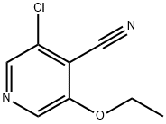 3-chloro-5-ethoxypyridine-4-carbonitrile Struktur