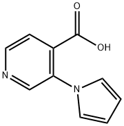 3-((1H)-Pyrrol-1-yl)-4-pyridinecarboxylicacid Struktur