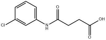 4-[(3-CHLOROPHENYL)AMINO]-4-OXOBUTANOIC ACID Struktur