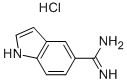 1H-INDOLE-5-CARBOXAMIDINE HYDROCHLORIDE Struktur