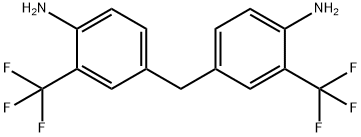 4,4'-DIAMINO-3,3'-DI-(TRIFLUOROMETHYL)-DIPHENYLMETHANE Struktur