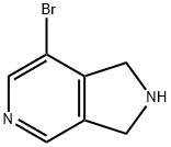 1H-Pyrrolo[3,4-c]pyridine, 7-bromo-2,3-dihydro- Struktur