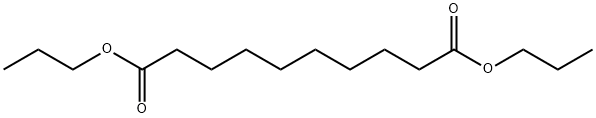 Dipropyl sebacate Struktur