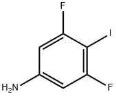 3,5-二氟-4-碘苯胺, 1542-34-3, 結(jié)構(gòu)式