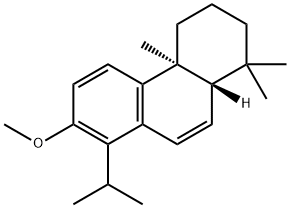 Phenanthrene, 1,2,3,4,4a,10a-hexahydro-7-methoxy-1,1,4a-trimethyl-8-(1-methylethyl)-, (4aS,10aS)- Struktur