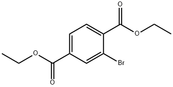 1,4-Diethyl 2-bromobenzene-1,4-dicarboxylate Struktur