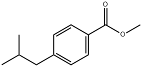 Methyl 4-isobutylbenzoate Struktur