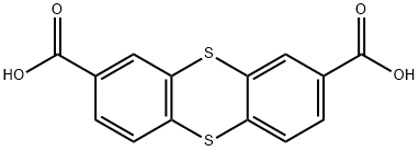 2,8-Thianthrenedicarboxylic Acid Struktur