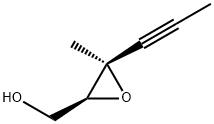 Oxiranemethanol, 3-methyl-3-(1-propynyl)-, (2S-cis)- (9CI) Struktur