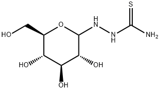 D-GLUCOPYRANOSYL THIOSEMICARBAZIDE Struktur