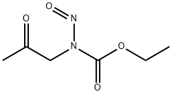 Carbamic  acid,  nitroso(2-oxopropyl)-,  ethyl  ester  (9CI) Struktur