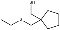 Cyclopentanemethanethiol, 1-[(ethylthio)methyl]- (9CI) Struktur