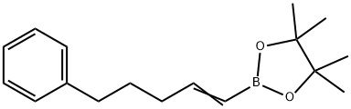 5-PHENYL-1-PENTENYLBORONIC ACID PINACOL ESTER Struktur