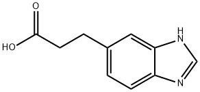 1H-Benzimidazole-5-propanoicacid(9CI) Struktur