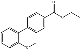 2'-METHOXY-BIPHENYL-4-CARBOXYLIC ACID ETHYL ESTER Struktur