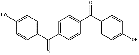 1,4-phenylenebis((4-hydroxyphenyl)Methanone) Structure