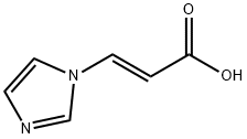 2-Propenoicacid,3-(1H-imidazol-1-yl)-,(E)-(9CI) Struktur