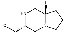 Pyrrolo[1,2-a]pyrazine-3-methanol, octahydro-, (3R-trans)- (9CI) Struktur