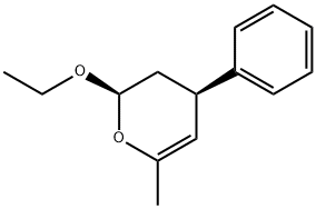 2H-Pyran,2-ethoxy-3,4-dihydro-6-methyl-4-phenyl-,cis-(9CI) Struktur