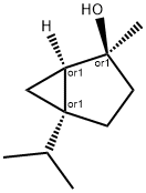 (1alpha,2beta,5alpha)-2-methyl-5-(1-methylethyl)bicyclo[3.1.0]hexan-2-ol  Struktur