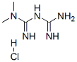 1，1-DIMETHYLBIGUANIDE HYDROCHLORIDE Structure