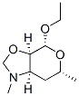 2H-Pyrano[4,3-d]oxazole,4-ethoxyhexahydro-1,6-dimethyl-,[3aR-(3aalpha,4alpha,6alpha,7aalpha)]-(9CI) Struktur