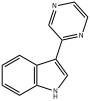 3-Pyrazin-2-yl-1H-indole, 98+% C12H9N3, MW: 195.23 Struktur