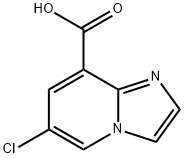 6-CHLORO-IMIDAZO[1,2-A]PYRIDINE-8-CARBOXYLIC ACID Struktur