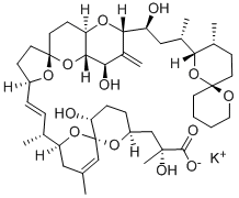 OKADAIC ACID POTASSIUM SALT Struktur