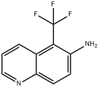 6-Quinolinamine, 5-(trifluoromethyl)- Struktur