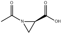 2-Aziridinecarboxylicacid,1-acetyl-,(R)-(9CI) Struktur