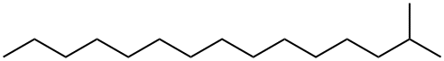 2-METHYLPENTADECANE Struktur