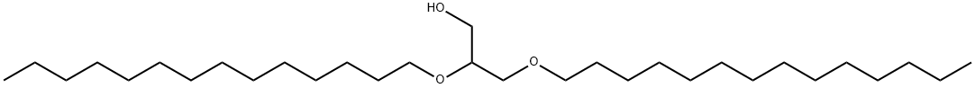 1-Propanol, 2,3-bis(tetradecyloxy)- Struktur