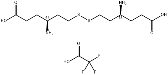 6,6'-dithiobis(4-aminohexanoic acid) bis(trifluoroacetate) Struktur