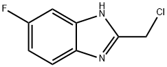 2-(CHLOROMETHYL)-6-FLUORO-1H-BENZO[D]IMIDAZOLE Struktur