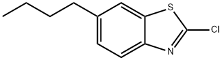 6-BUTYL-2-CHLORO-1,3-BENZOTHIAZOLE Struktur